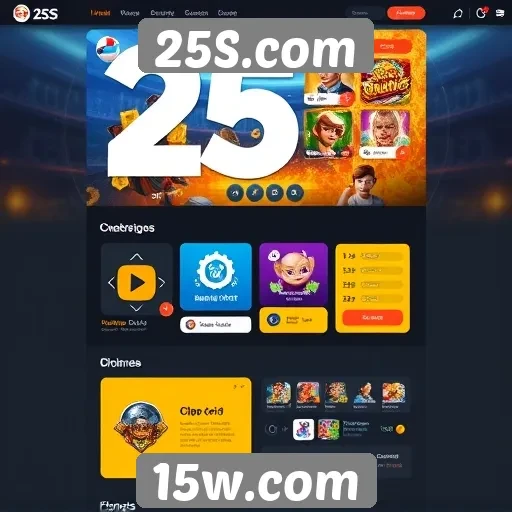 Análise da interface do usuário no 25S.com